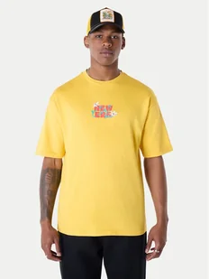 New Era T-Shirt 60596304 Żółty Regular Fit - Koszulki męskie - miniaturka - grafika 1
