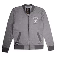 Kurtki męskie - Zoo York Męska kurtka True East Bomber, Szara stal, S - miniaturka - grafika 1