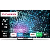 Telewizory - THOMSON 75MG7C15 75" QD-Mini LED 4K 144Hz Google TV Dolby Atmos Dolby Vision HDMI 2.1 - miniaturka - grafika 1