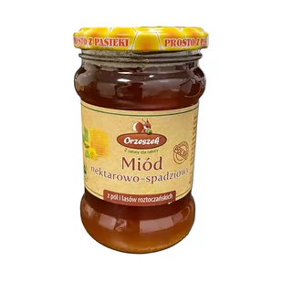Miód nektarowy spadziowy Orzeszek - Miód - miniaturka - grafika 1