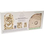 Modele do sklejania - UGEARS 70004 - timer mechaniczny mechanizm zegarowy, zestaw do budowy 3D bez kleju - miniaturka - grafika 1