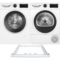 Zestawy AGD - Zestaw AGD Bosch Serie 6 Pralka WGG242ZGPL 9kg + Suszarka WQG1417GPL 9kg + Łącznik WTZ27410 - miniaturka - grafika 1