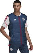 Kamizelki męskie - Adidas Bezrękawnik adidas Bayern PAD VEST HG1132 HG1132 granatowy S - miniaturka - grafika 1