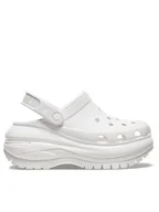 Klapki i japonki męskie - Crocs Klapki Mega Crush Clog 207988 Biały - miniaturka - grafika 1