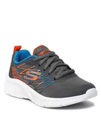 Buty dla chłopców - Skechers Sneakersy Quick Sprint 403769L/GYBL Szary - miniaturka - grafika 1