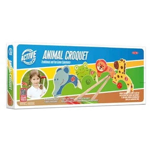 Gra krykiet dla dzieci drewniany Tactic Active Play 56335 - Baseball, krykiet, palant - miniaturka - grafika 1