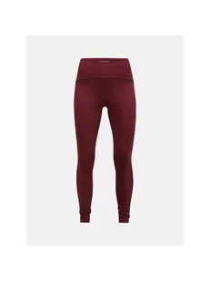 Legginsy damskie PEAK PERFORMANCE W Light Tights bordowe M - Legginsy - miniaturka - grafika 1