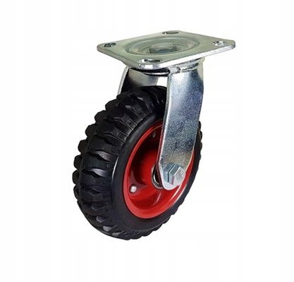 Zestaw kołowy z blachy stalowej skrętny z oponą pneumatyczną 160mm