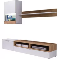 Inne meble do salonu - Zestaw Mebli do Salonu Roco Jurek Meble Biały / Sosna Ciemna - miniaturka - grafika 1