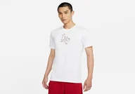 Koszulki męskie - Nike Air Jordan Jumpman 23 Air Tee White - miniaturka - grafika 1