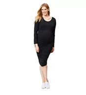 Sukienki ciążowe - Cake Maternity Damska sukienka z długim rękawem, czarny, XS - miniaturka - grafika 1