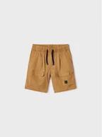 Spodenki damskie - Mayoral Szorty materiałowe 3237 Beżowy Regular Fit - miniaturka - grafika 1