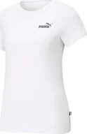 Bluzki damskie - Koszulka damska Puma ESS Small Logo Tee biała 586776 02-2XL - miniaturka - grafika 1