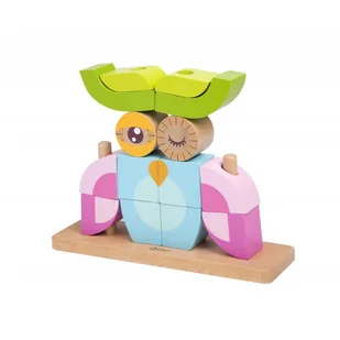 ClassicWorld Układanka kreatywna sowa CL3708 - Układanki dla dzieci - miniaturka - grafika 2