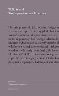 Wojna powietrzna i literatura - E-booki - kultura i sztuka - miniaturka - grafika 1