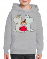 Moda i Uroda OUTLET - 3056 BLUZA Z KAPTUREM MUMINKI MIGOTKA MAŁA MI 104 - miniaturka - grafika 1