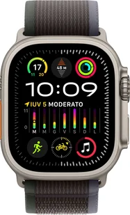 Apple Watch Ultra 2 GPS + Cellular 49mm Tytan Trail M/L Blue/Black Czarny - Smartwatch - miniaturka - grafika 1