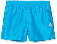 Stroje kąpielowe - adidas Męski kostium kąpielowy Solid CLX SH SL Shock Cyan, 4 - miniaturka - grafika 1
