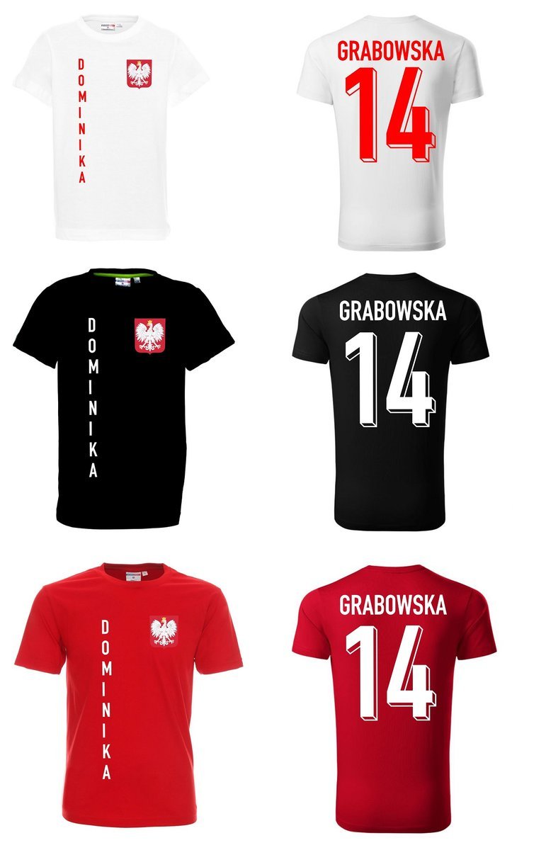 Koszulka POLSKA Dominika GRABOWSKA 14 jr