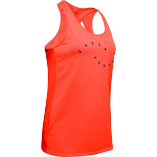 Damski podkoszulek Under Armour  Tech Tank - Graphic-ORG L - Koszulki sportowe damskie - miniaturka - grafika 1