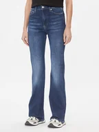 Spodnie damskie - Tommy Jeans Jeansy Sylvia DW0DW17156 Niebieski Flare Fit - miniaturka - grafika 1