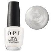 Lakiery hybrydowe - OPI Nail Lacquer, klasyczny lakier do paznokci, Kyoto Pearl NLL03, biały, 15ml - miniaturka - grafika 1