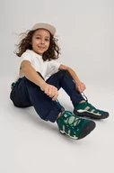 Buty dla dziewczynek - Reima sandały dziecięce Talsi kolor zielony - miniaturka - grafika 1