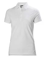 Koszulki i topy damskie - Helly Hansen Helly-Hansen Crew Pique 2 damska koszulka polo biały biały X-S 53055-001-X-Small - miniaturka - grafika 1