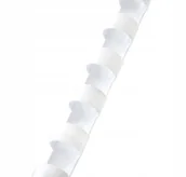 Grzbiety do bindownic - Argo Grzbiety do bindowania plastikowe, przezroczyste, 12,5 mm, 100 sztuk, oprawa do 105 kartek - miniaturka - grafika 1