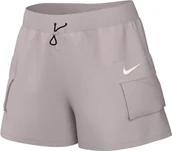Spodenki damskie - Nike Spodenki damskie Sportswear Essntl Woven Hr Short, Platinum Violet/Sail, DM6247-019, XS - miniaturka - grafika 1
