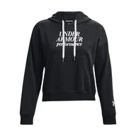 Bluzy damskie - Bluza sportowa damska Under Armour Essential Script z kapturem - miniaturka - grafika 1