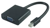 Złącza, przejściówki, adaptery - MicroConnect Active Mini DP - Adapter VGA Mini DP M - VGA żeński, czarny Podłącz wyświetlacz VGA do komputera PC lub MacŽ wyposażonego w mini-DisplayPort - miniaturka - grafika 1