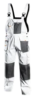 Odzież robocza - Neo Spodnie robocze na szelkach białe rozmiar XL - 81-140-XL - miniaturka - grafika 1