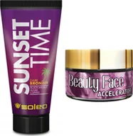 Balsamy i kremy do opalania - Soleo Soleo Sunset Time + Słoiczek Beauty Face - miniaturka - grafika 1
