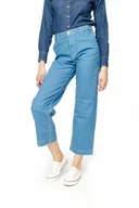 Spodnie damskie - Spodnie Damskie Lee Wide Leg Indigo Indigo L31Gezfg-W30 L31 - miniaturka - grafika 1