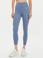 Legginsy - Roxy Legginsy Heart Into It ERJNP03488 Niebieski Slim Fit - miniaturka - grafika 1