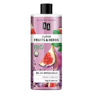 Kosmetyki do kąpieli - Oceanic FRUITS&HERBS Żel do mycia ciała figa i lawenda 500ml - miniaturka - grafika 1