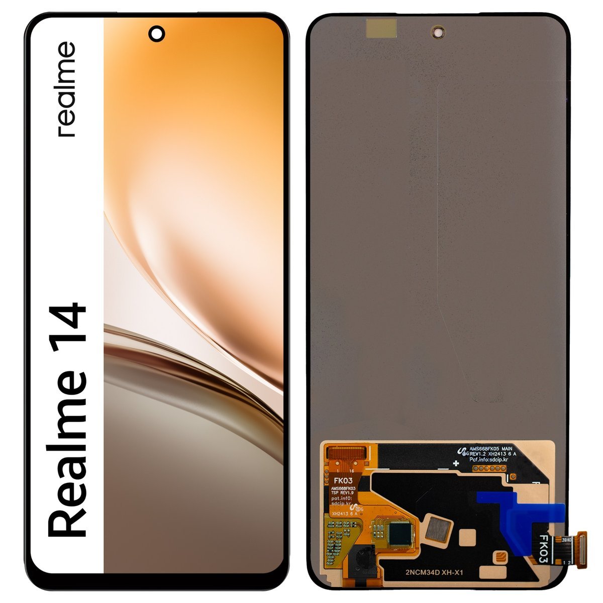 Wyświetlacz do Realme 14 Ekran LCD OLED RMX5070