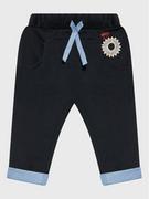 Spodnie i spodenki dla dziewczynek - United Colors Of Benetton Spodnie dresowe 3J74GF00X Czarny Regular Fit - miniaturka - grafika 1