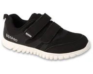 Buty dla chłopców - Buty dziecięce chłopięce Befado 516Y420 sportowe na rzepy czarne lekkie-35 - miniaturka - grafika 1