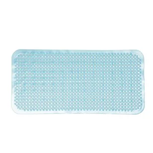 Mata do wanny Ramsi 72 x 35 cm niebieski - Maty antypoślizgowe - miniaturka - grafika 1