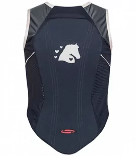 Waldhausen Kamizelka BACKPROTECTOR LUCKY HEART P06 młodzieżowa - Swing - granatowy - Kamizelki jeździeckie - miniaturka - grafika 1