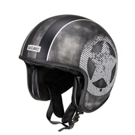Kaski motocyklowe - W-TEC Kask motocyklowy otwarty Angeric Grey Star, Szara Gwiazda, S (55-56) 22398-S - miniaturka - grafika 1