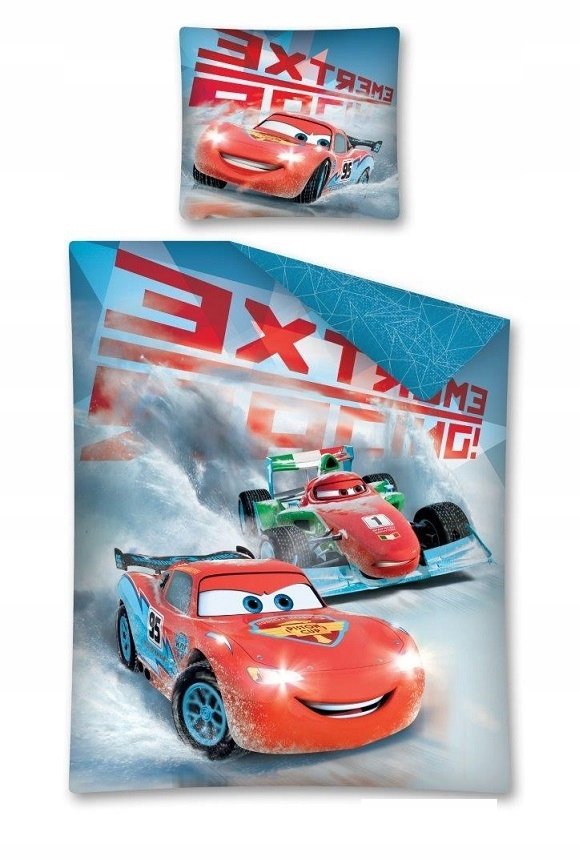 pościel dziecięca 160x200 Cars McQueen Auta Złomek