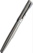 Pióra kulkowe - Srebrne pióro kulkowe z skuwką - miniaturka - grafika 1