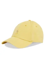 Czapki i chusty sportowe męskie - Tommy Hilfiger Czapka z daszkiem Elevated Chic Cap AW0AW17128 Żółty - miniaturka - grafika 1