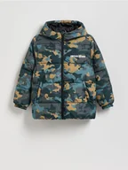 Kurtki i płaszcze dla chłopców - Reserved - Kurtka z kapturem - ciemnozielony - miniaturka - grafika 1