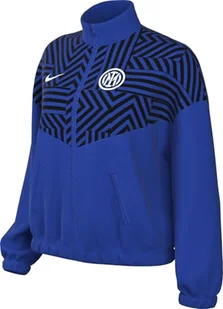 Nike Inter Milan Sportswear Essential tkana kurtka damska, Lyon Blue/White, FQ3138-438, XL - Kurtki damskie - miniaturka - grafika 1