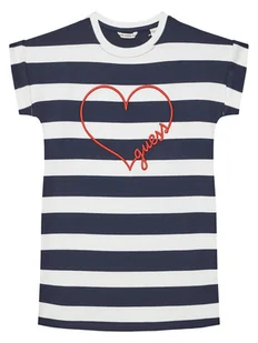 Guess Sukienka codzienna J5GK33 KBOR4 Granatowy Regular Fit - Sukienki i spódniczki dla dziewczynek - miniaturka - grafika 1