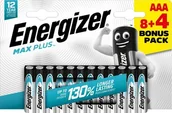 Baterie i akcesoria - Energizer Energizer LR03/12 Max Plus AAA 8+4 zdarma - miniaturka - grafika 1
